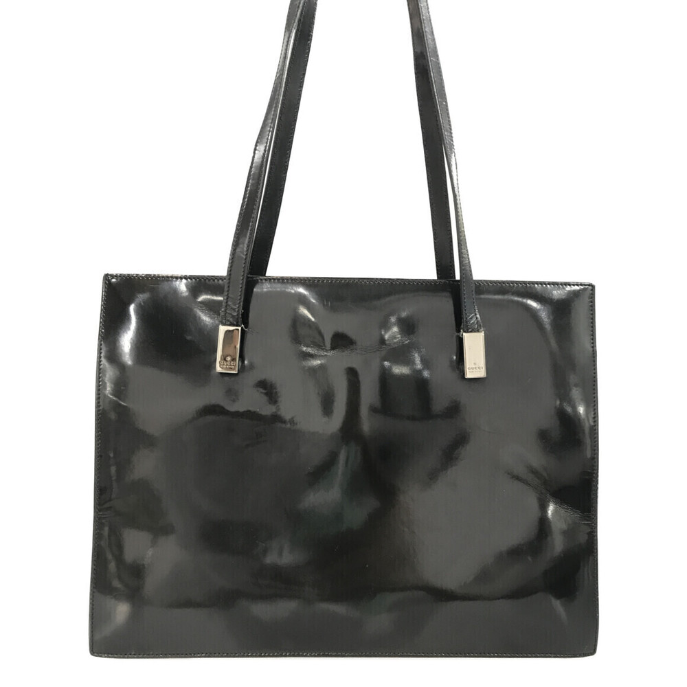 Gucci Bag Patent Leather Black Enamel Tote - Picture 2 of 6